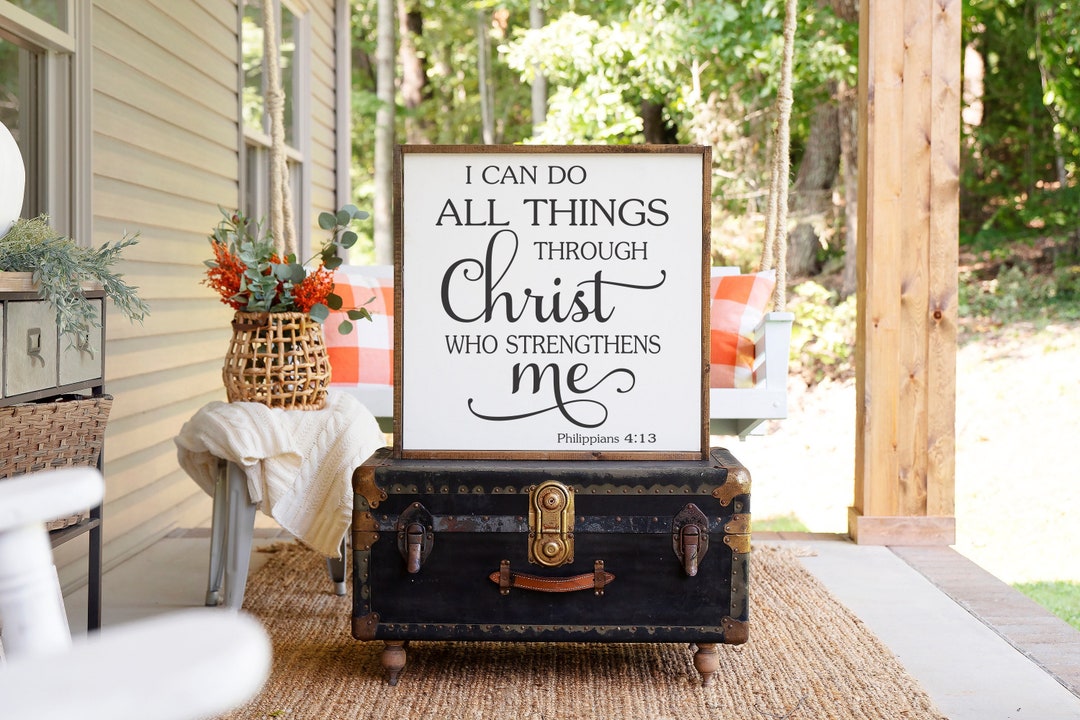 SVG, PNG &amp; JPG (8x10 Printable) - "i Can Do All Things Through Christ ...