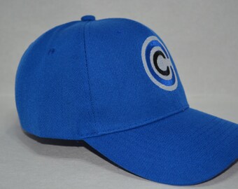 Capsule Corp Cap: Dragon Ball Z Inspired Anime Hat - Etsy