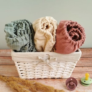Organic muslin crib sheets discount