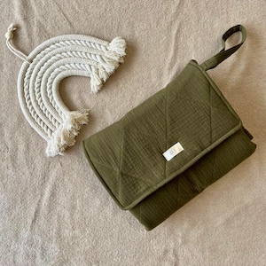Cambiador portátil, cambiador de viaje, cambiador de pañales para bebé impermeable y portátil, cambiador para bebé, regalo de baby shower