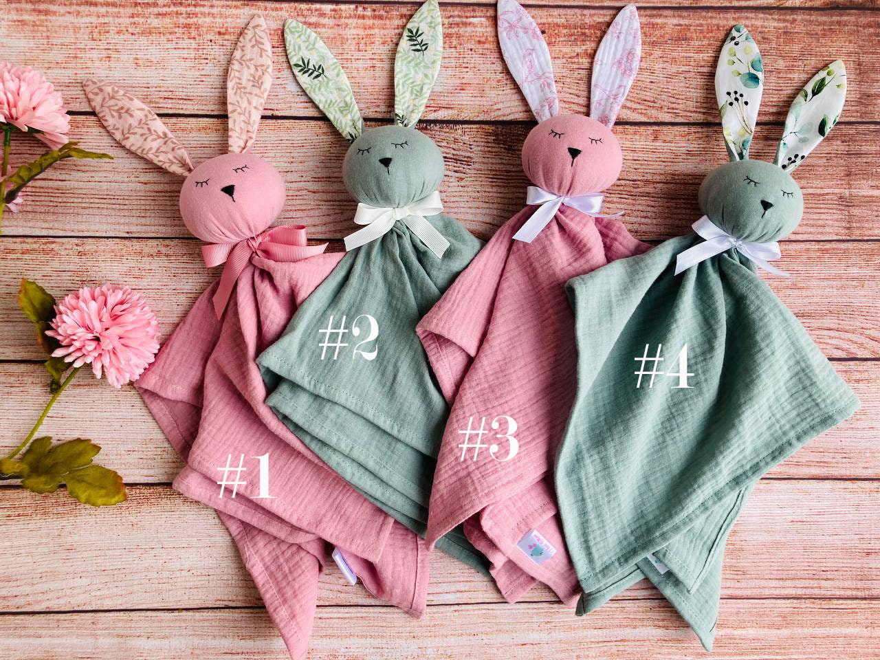 Baby Security Blanket Personalized Baby Lovey Twin Animal Lovey Blanket Baby Bunny Toy Muslin Lovey Christmas Baby Gift Etsy Canada