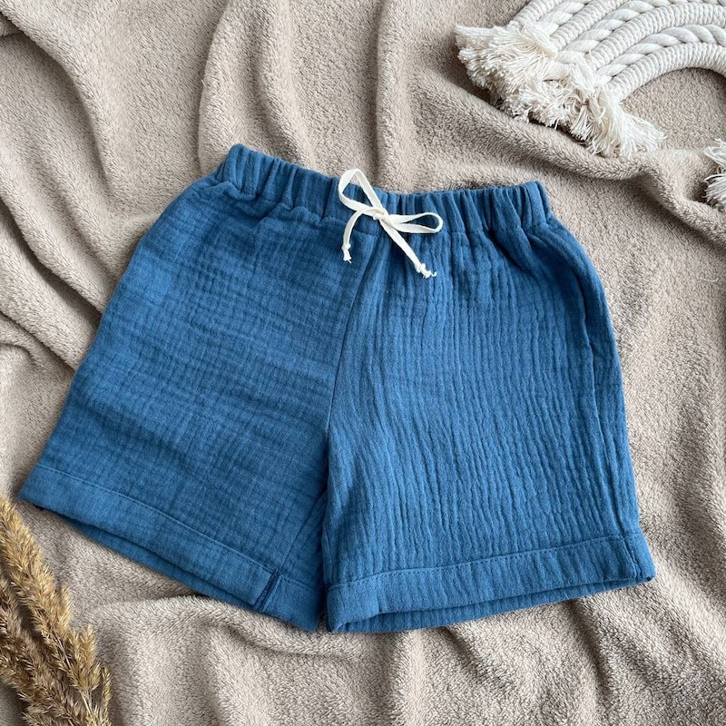 Toddler Mascot Mania in Tennessee Organic Muslin Shorts main image 0
