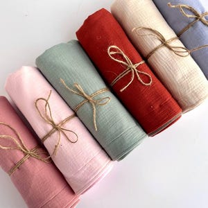 Cambiador impermeable, cambiador de viaje, muselina y franela suave, cambiador de pañales, cambiador portátil - varios colores