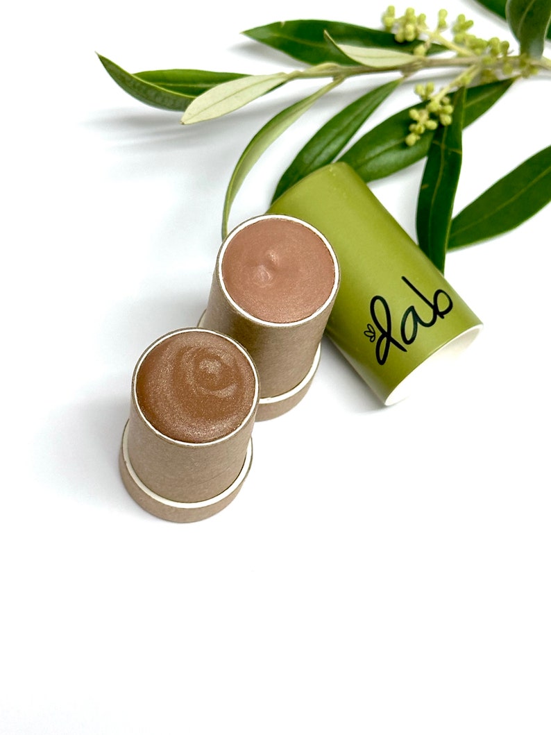 Olive Bronzer, Tanner, Multi-Tasker, 4-in-1 Makeup, Vegan, Plant-Based, Zero-Waste, Cruelty-Free image 2