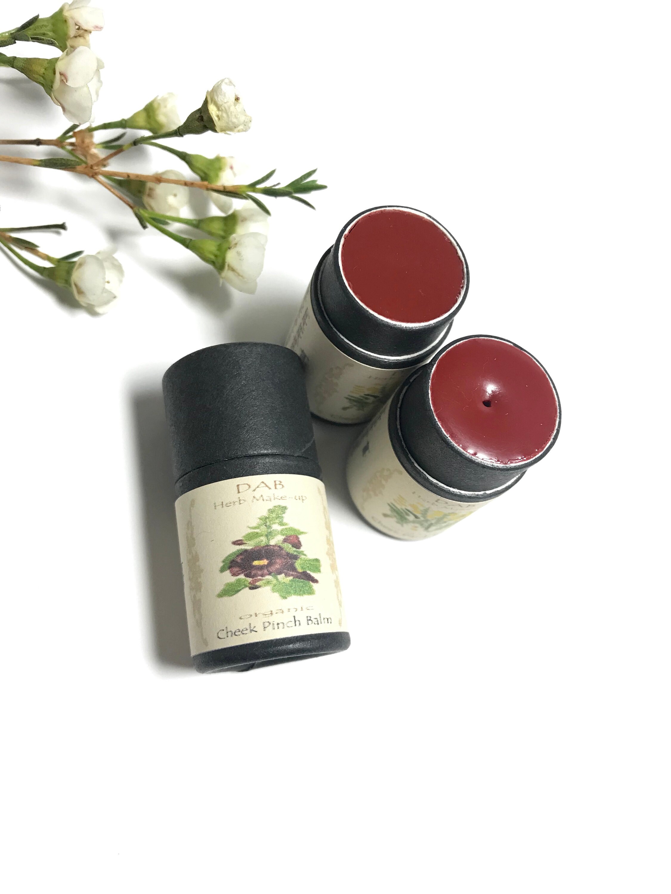 Organic Cheek Pinch Balm, .25 Oz., Blush Balm, Skin Balm , Vegan, Blu…