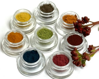 Herb Eyeshadows, ORIGINAL Artisanal Formula, Safer Non-Mineral, Botanical Eyeshadows, Matte, Vegan, Eyeshadow Detox