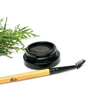 PREMIUM Aloe Mascara Bar, Water Activated Cake Mascara, NON-WATERPROOF Zero Mineral, Zero Waste, Cruelty-Free image 2