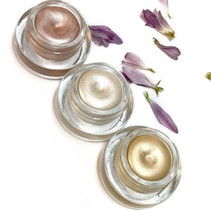 Face Luminescents, Luminizer, Vegan, All-Natural,  Floral Highlighter, Face Brightener, Luminousity Cream