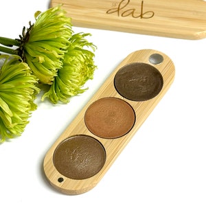 Fragrant Jasmine Eyeshadow Palette Cream Formula, Vegan Makeup, C