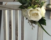 Flowers for the Aisle, pew and chair x2