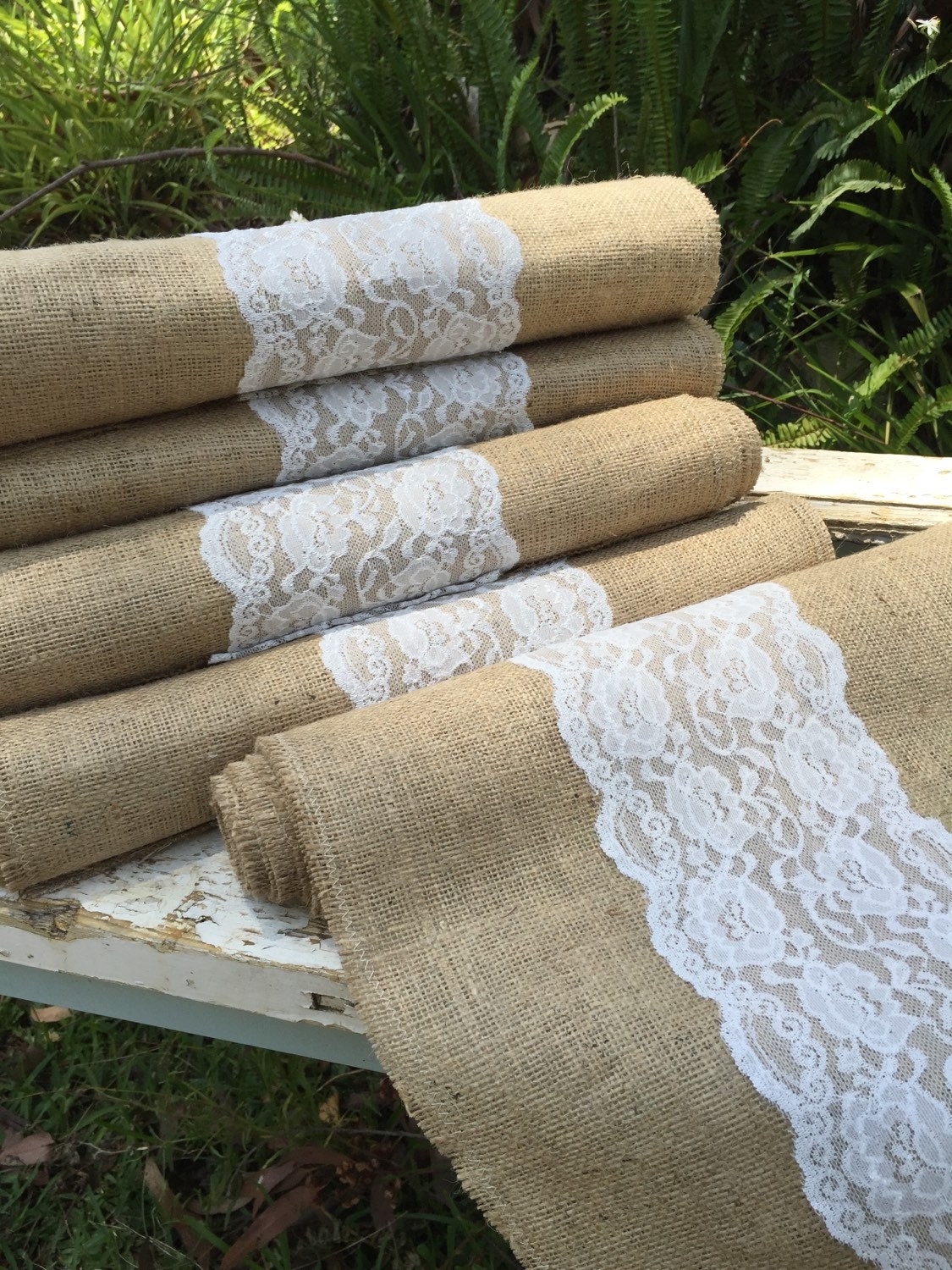 Hessian Table Runners Etsy Australia