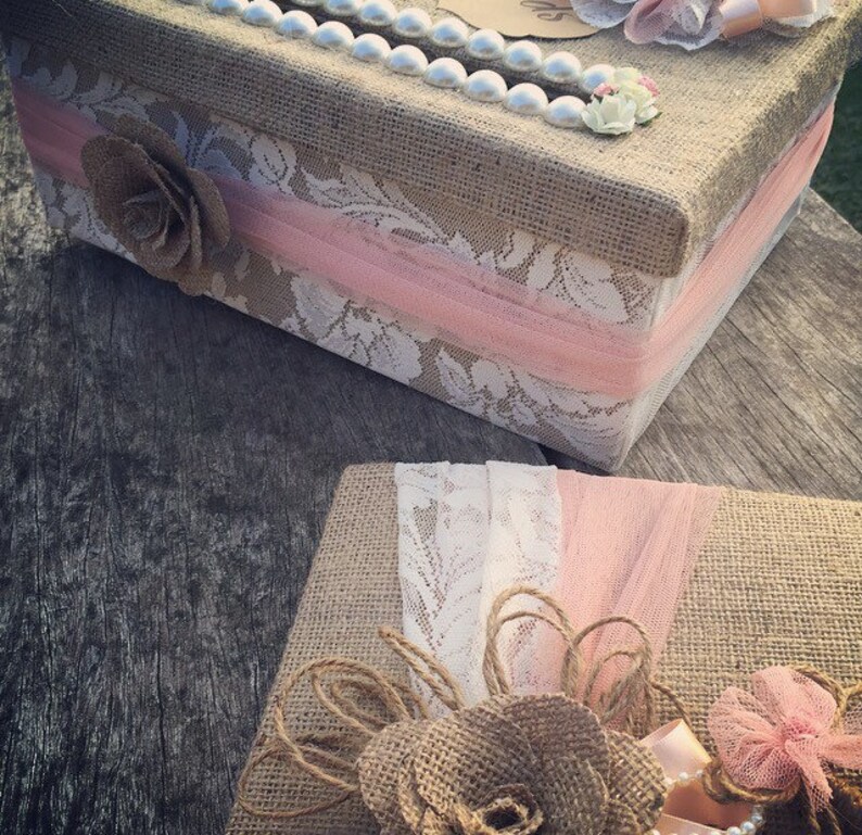 Wedding Guest Book and Card Box Package Etsy