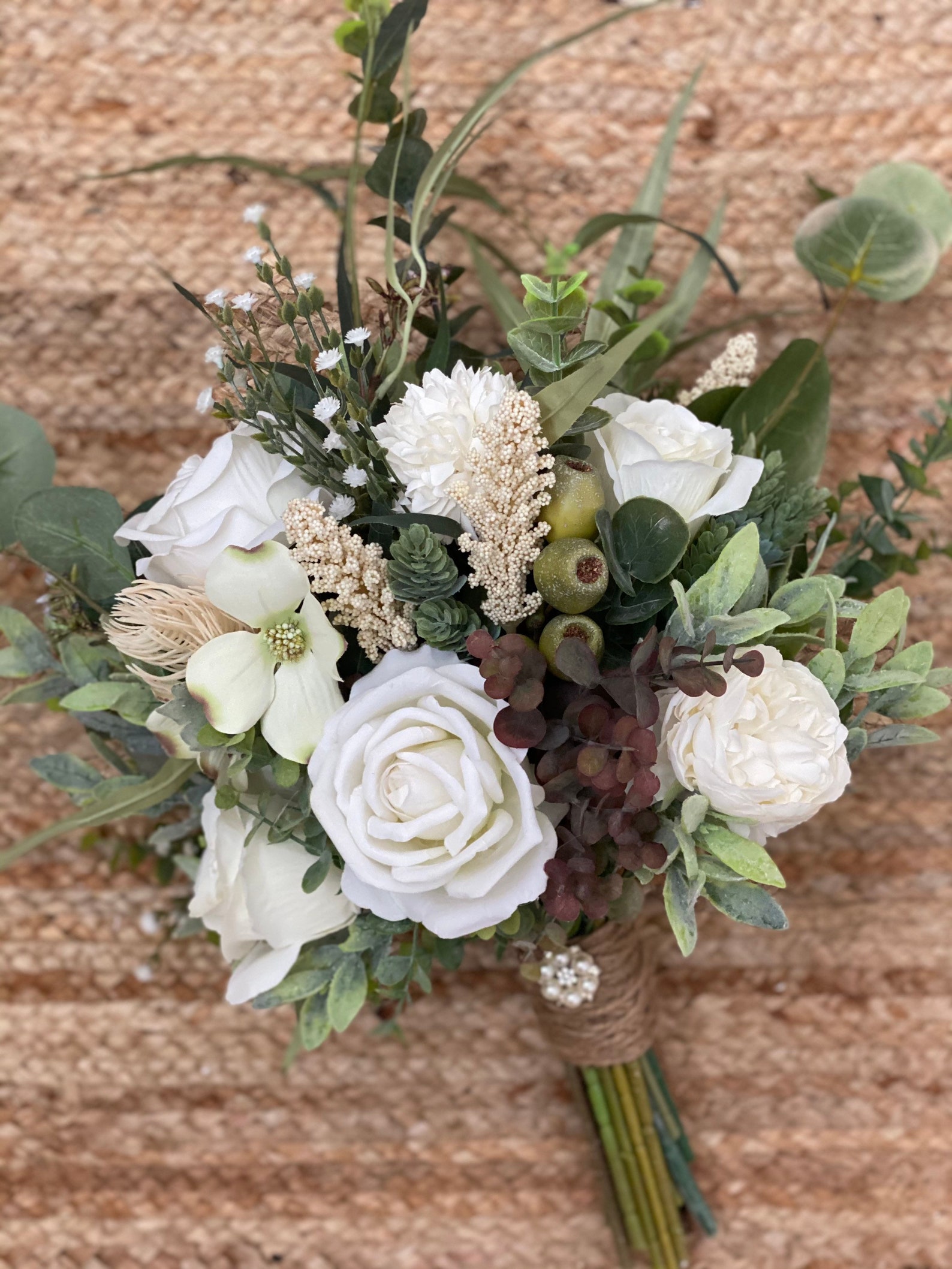 Artificial Wedding Bouquet - Etsy