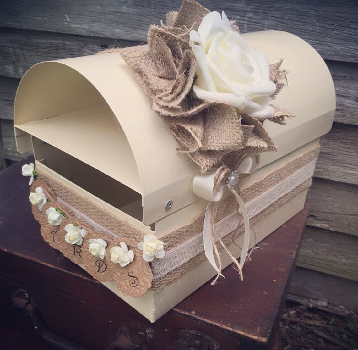 Rustic Card Wedding Letter Box Etsy Australia