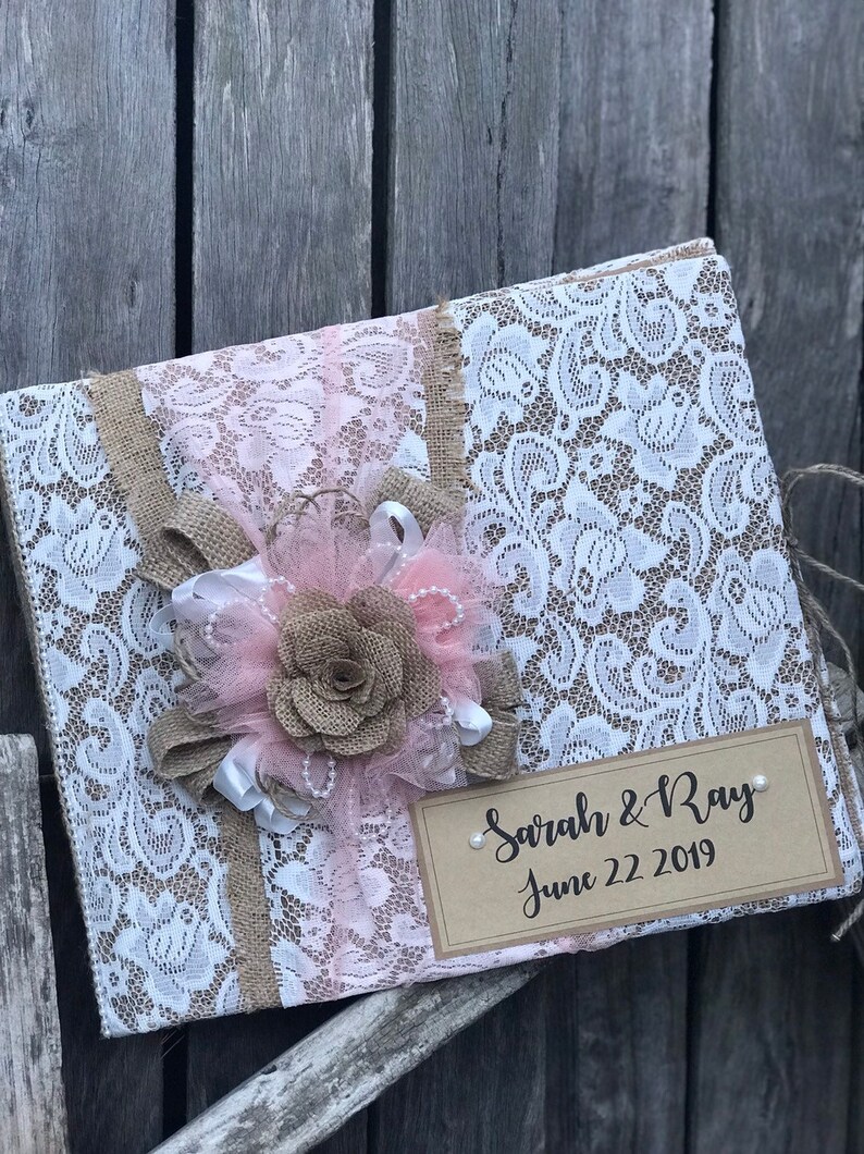 Wedding Guest Book and Card Box Package Etsy