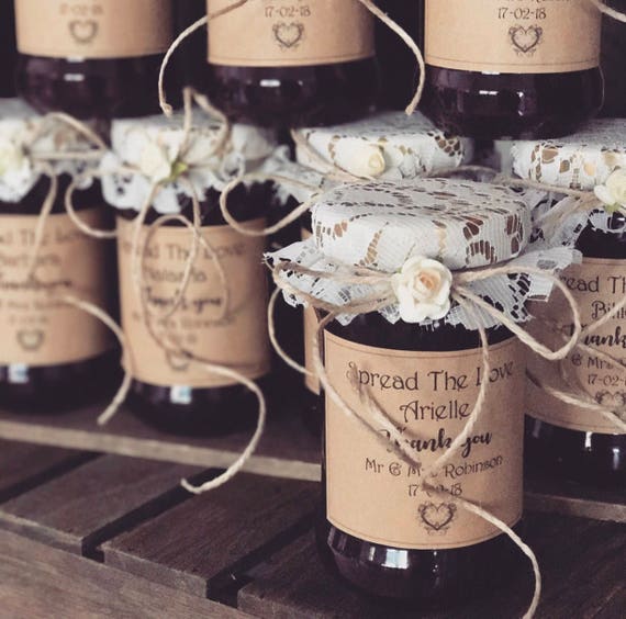 Diy Jam Jar Favour Gifts Wedding Placement X80 Etsy