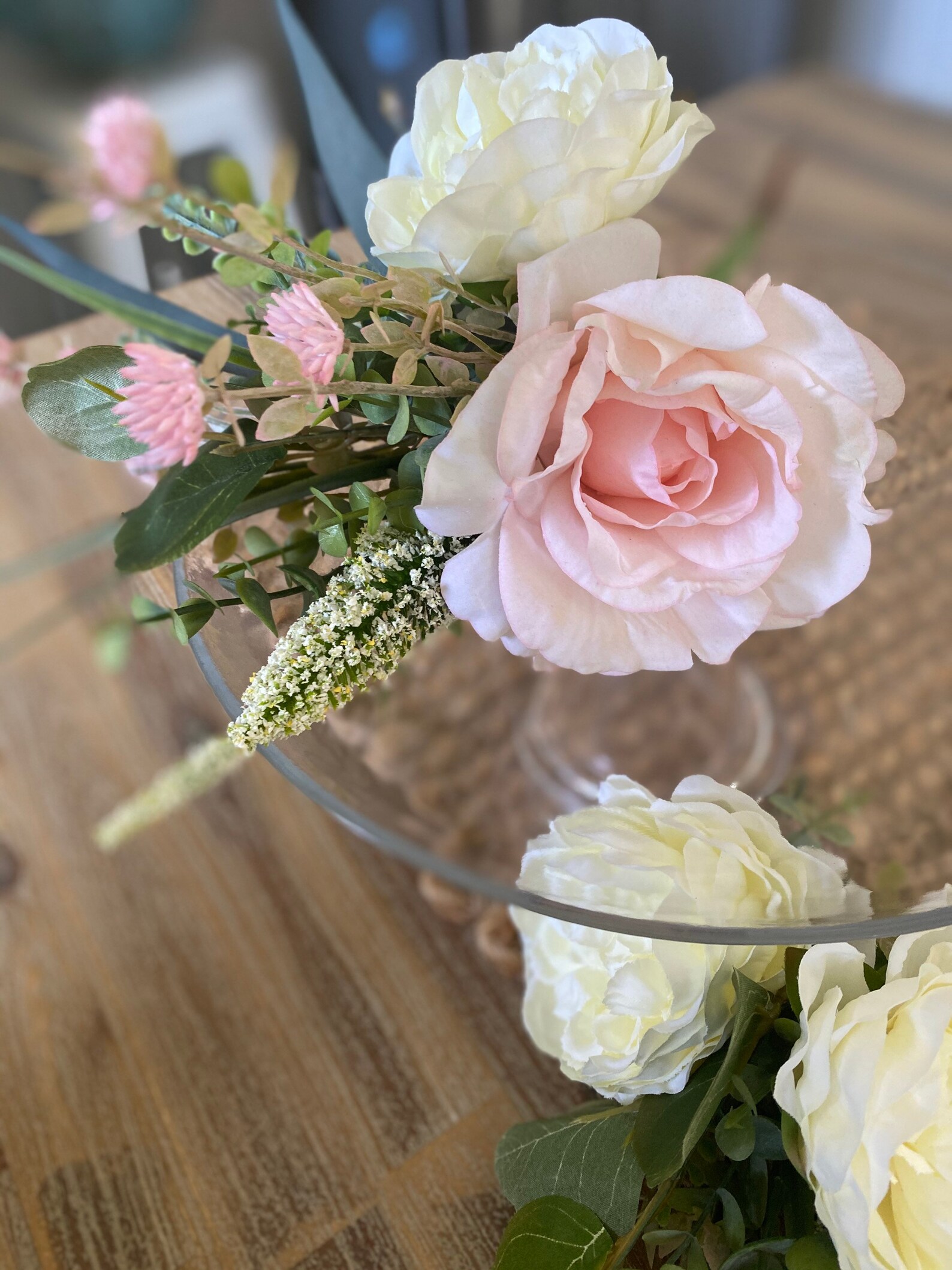 Rustic Artificial Flower Cake Topper single Etsy