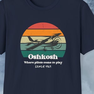 Oshkosh Aviation T-Shirt: Gift for Pilots