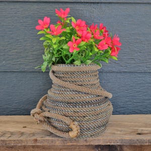 Rope Vase - Etsy