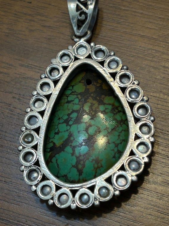 Beautiful Southwestern style turquoise and  pearl… - image 5