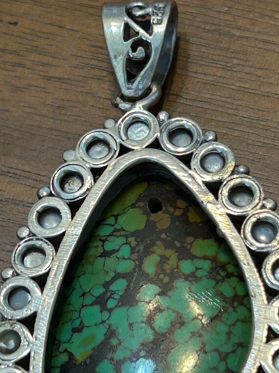 Beautiful Southwestern style turquoise and  pearl… - image 6
