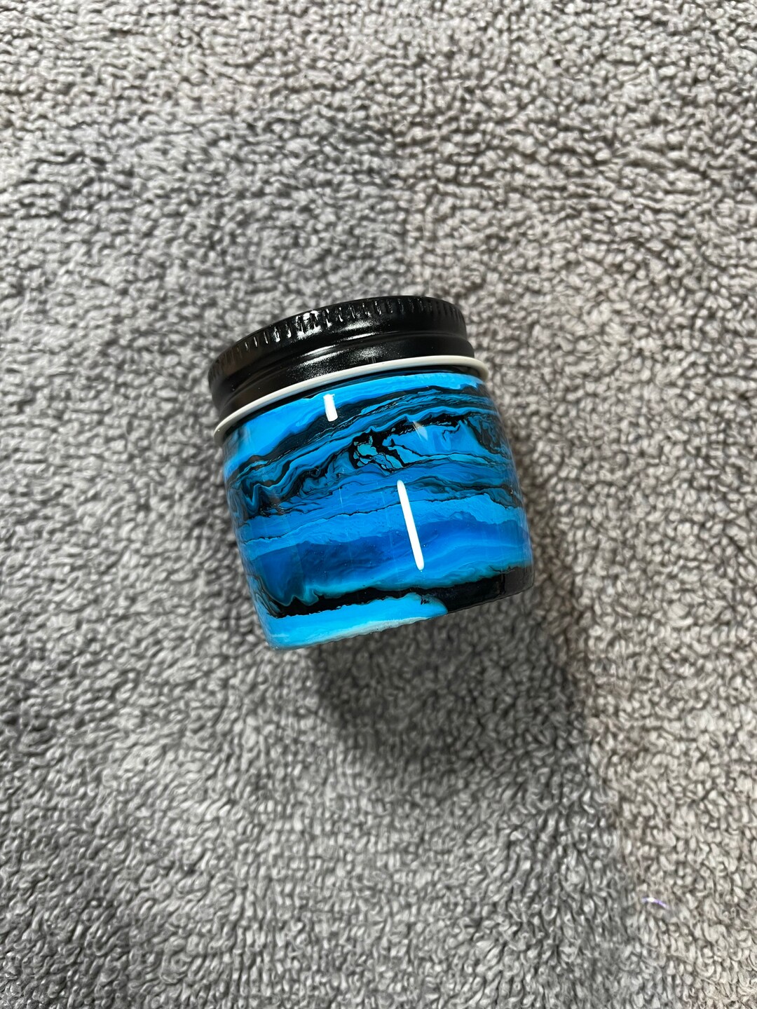 Glass Baller Jar/ Blue /black /concentrates /resin /sauce /wax /storage
