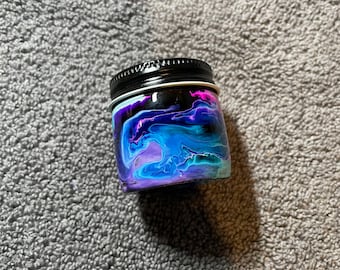 Glass Baller Jar Pink Teal Purple Concentrates Resin Sauce Wax Storage Airtight Leakproof Stash Jar
