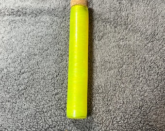 RTS/Preroll Holder/Glass /Yellow/Joint Jar /Smell Proof /Doob Tube/ 130mm/ airtight/#71