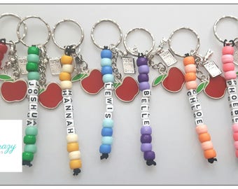 personalised keyring etsy