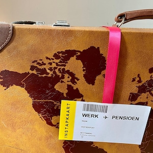 RETRAITE - Cadeau d'adieu pour collègue, voeux de retraite personnalisés, jolie carte pour départ à la retraite