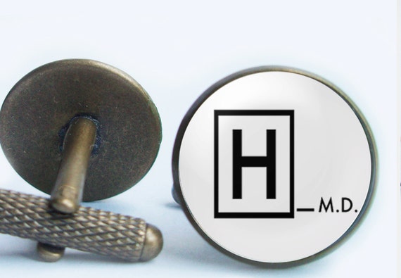 Arzt Haus Manschettenknopfe Etsy