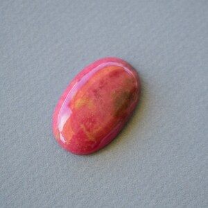 26 x 14 mm natural pink stone Rhodochrosite cabochon teardrop gemstone supply