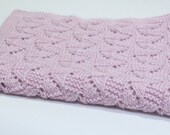 Baby Blanket Knitting Pattern, Topsy-Turvy. DK blanket knitting pattern