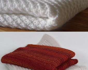 Gracie and Alder Blanket Patterns Bundle, Baby Blanket Knitting Patterns, Easy Blanket Patterns, 4ply and Aran weight Blanket Patterns,
