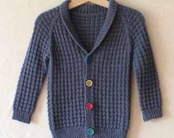 Seamless Collar Cardigan Knitting Pattern, Textured Seamless Cardigan Pattern, Humphrey Cardigan Knitting Pattern,