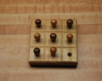 Wooden Tic Tac Toe Game