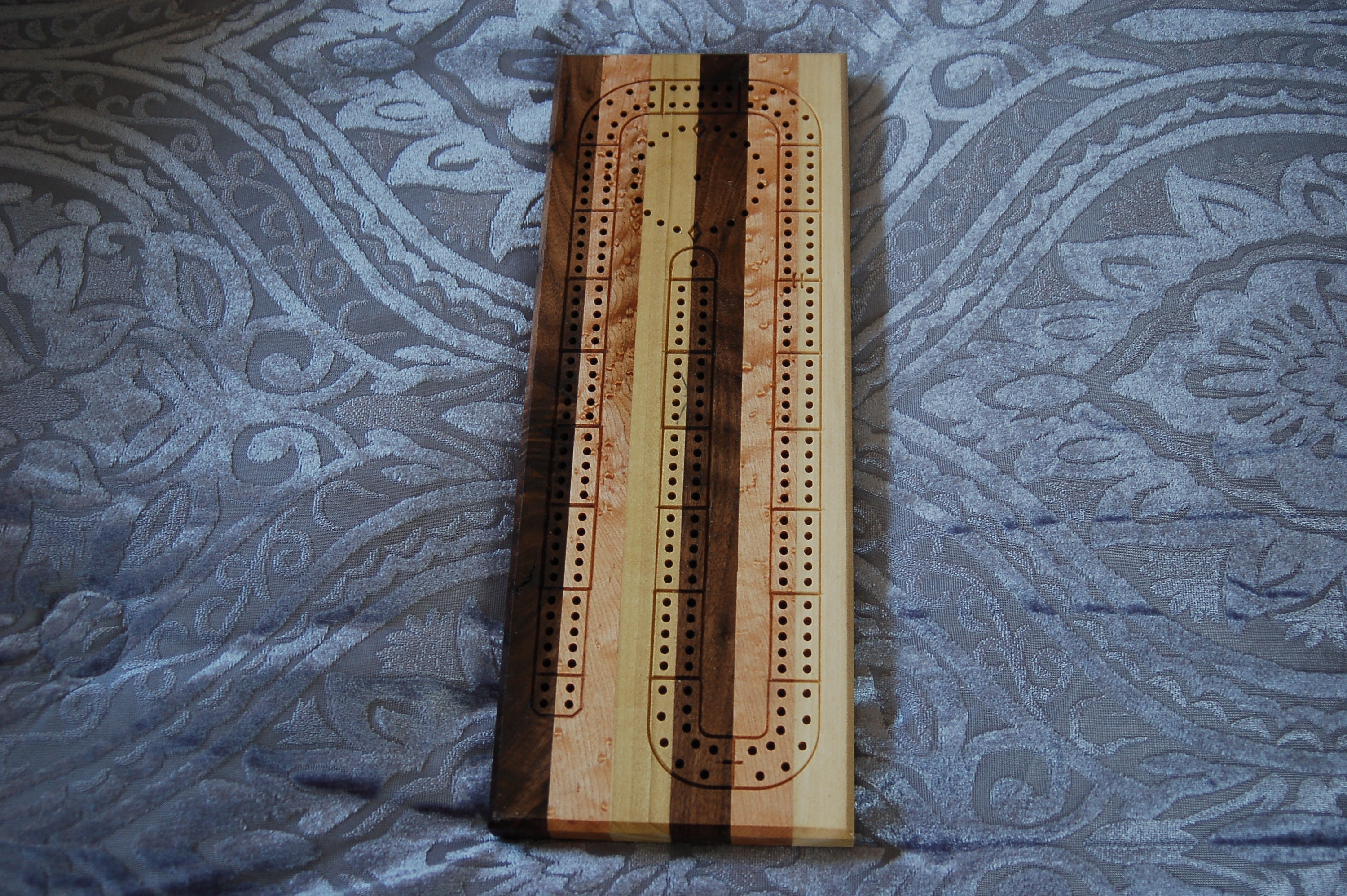 Hand Made Wooden Two Lane Cribbage Board - Etsy