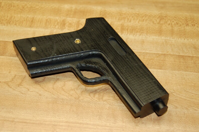 Hand made wooden glockstyle pistol Etsy