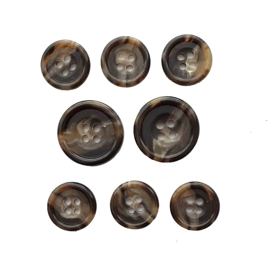 Brooks Brothers Suit Sport Coat Buttons Brown Cream 4 Eyelet Etsy