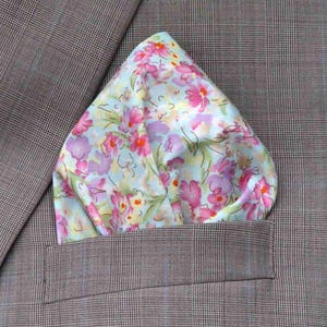 Gascoigne Hand Stitched Pocket Square Cotton Multicolor Men&#39;s