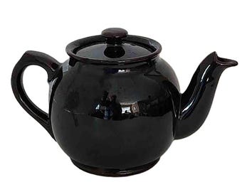 Vintage Sadler Brown Betty 2 Cup (12 Oz) Teapot Pottery Tea England