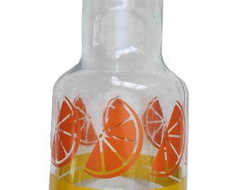 Vintage Libbey of Canada Orange Juice Decanter / Carafe Mid-century No Lid