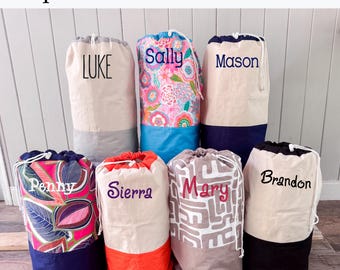 Personalized Graduation Laundry Bag: Custom College Dorm Hamper