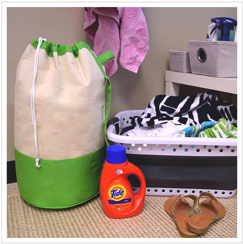 Monogrammed Laundry Bag Graduation Gift Laundry Hamper Etsy