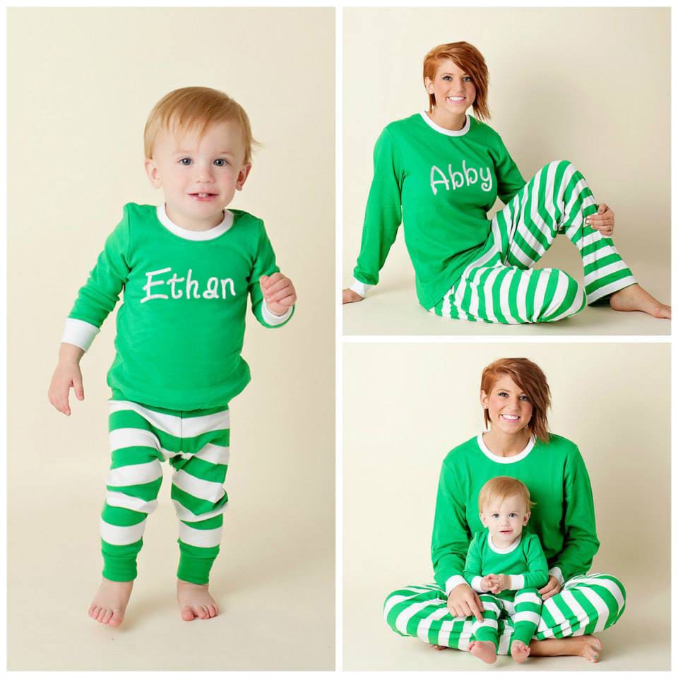 Family Christmas Pajamas, Matching Christmas Pajamas, Personalized Christmas Pajamas,  Family Christmas PJs,