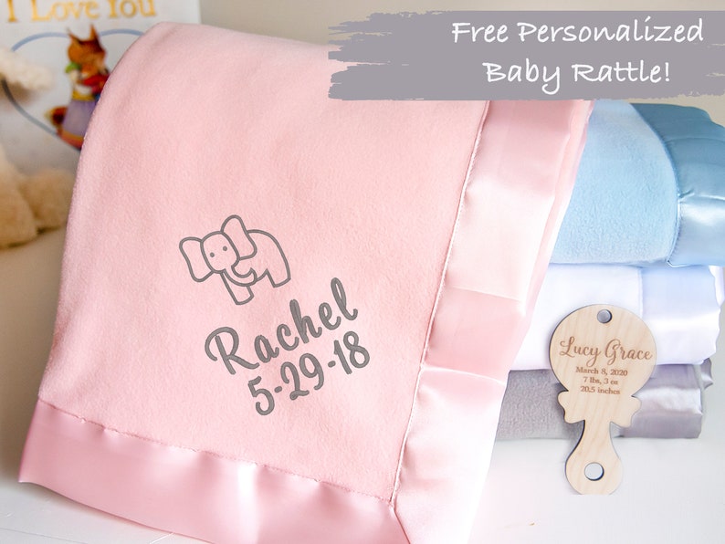 super soft personalized baby blankets