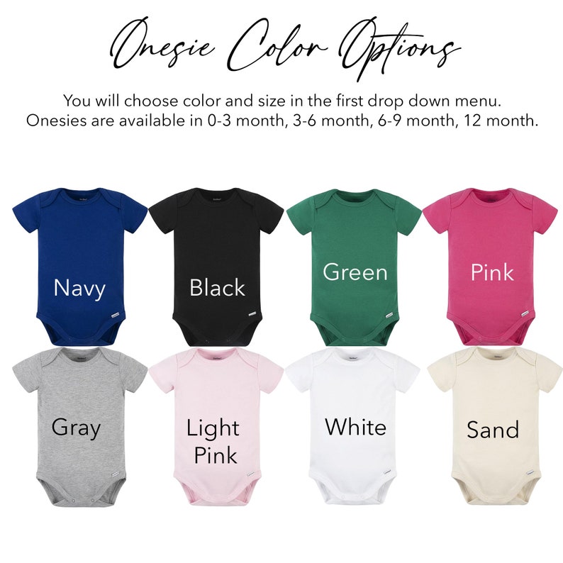 Embroidered Onesies® Brand, Pregnancy Announcement Baby Onesies®, Personalized Baby Onesies® Baby Name Onesie® Girl, Boy, image 9