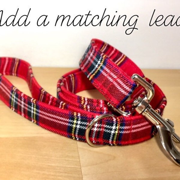 DOG LEAD - add a Matching Lead to Any Collar (subject to fabric availability)