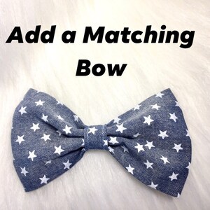 BOW TIE - Add a Matching Bow Tie, Detachable Bow Tie, Slip-on Bow Tie