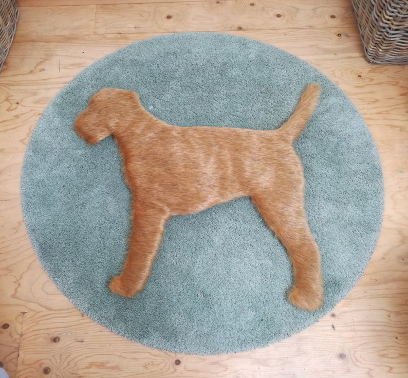 Border Terrier Rug Dog Rug Fur Rug Rug Pet Animal Shaped Etsy UK